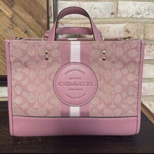 Coach Outlet Dempsey Carryall in Signature Jacquard with Stripe and Coach Patch
